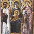 04 Богородица с мучениками Георгием и Феодором. Синай