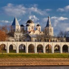 Новгород Ярославово дворище осень