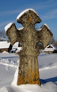 Крест в Старых Смолеговицах, Волосовский район