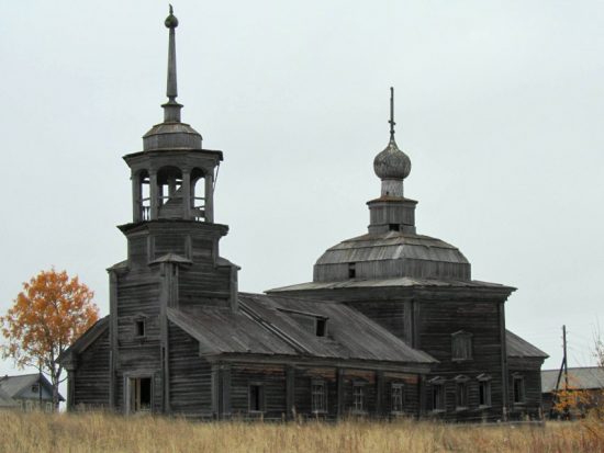 02 Церковь Николая Чудотворца в Сырье Онежье - кубоватое завершение