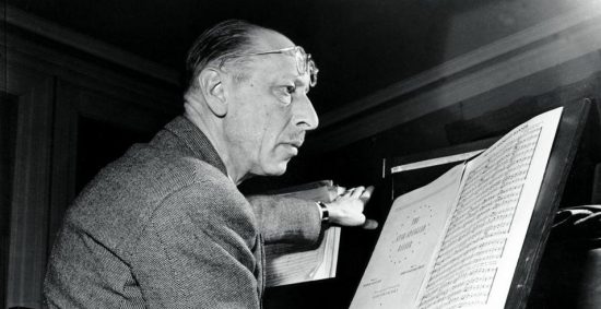 Russian composer Igor Stravinsky poses in Boston Jan. 12, 1944. (AP)