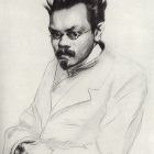 19 Б.Кустодиев. Портрет А.М,Ремизова, 1907