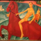 82_2_К.Петров-Водкин. Купание красного коня,1912