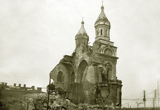 Снос храма св. Мирония. 1934 г.